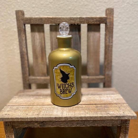 Halloween Potion Bottles Set Of 2, Witch’s Brew & Zombie Brew Potion Bottles - Picture 11 of 16